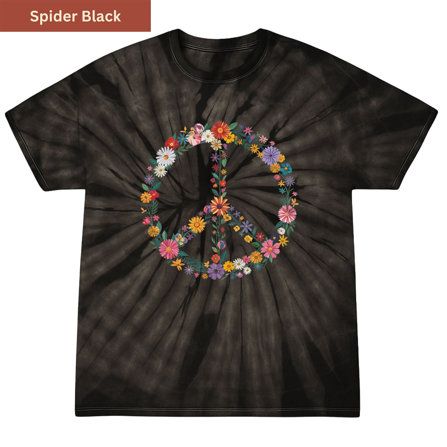 Hippie Bloom Premium Tie-dye Unisex Shirt