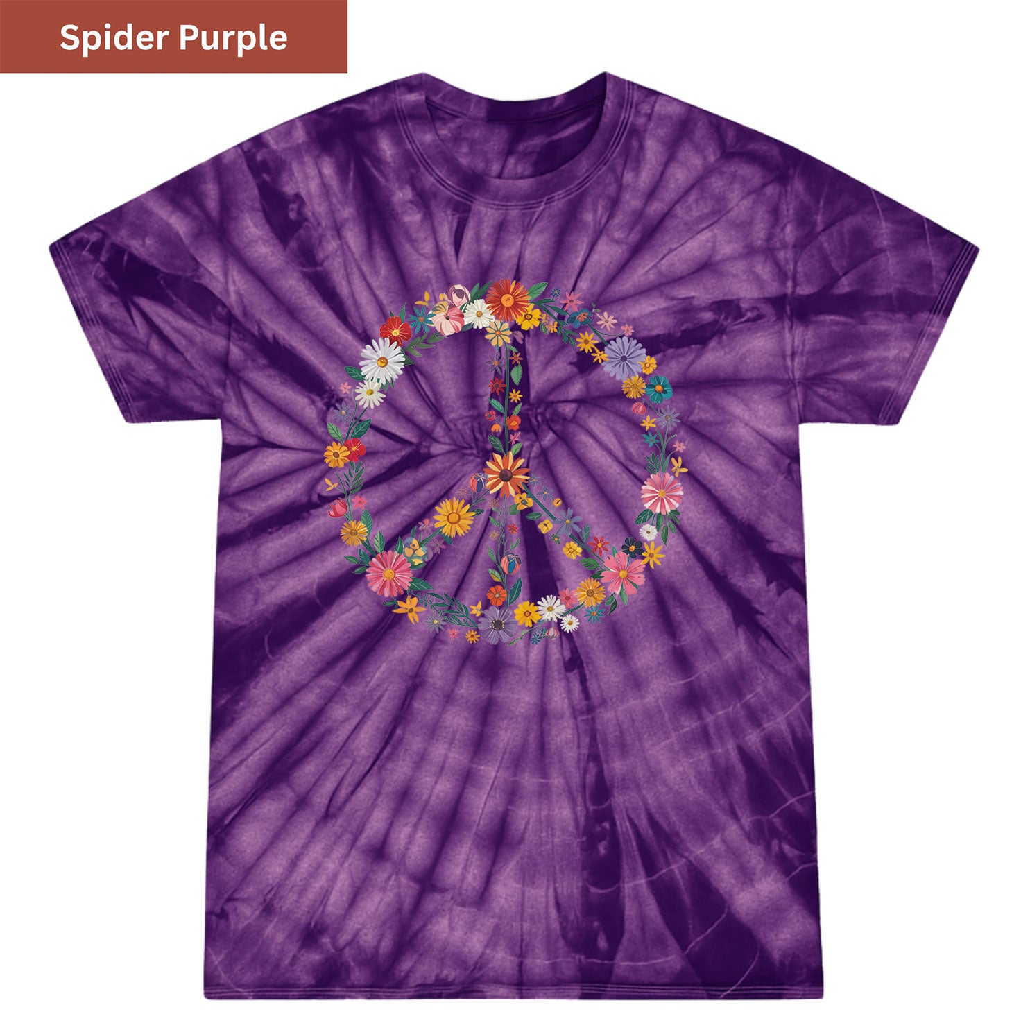 Hippie Bloom Premium Tie-dye Unisex Shirt