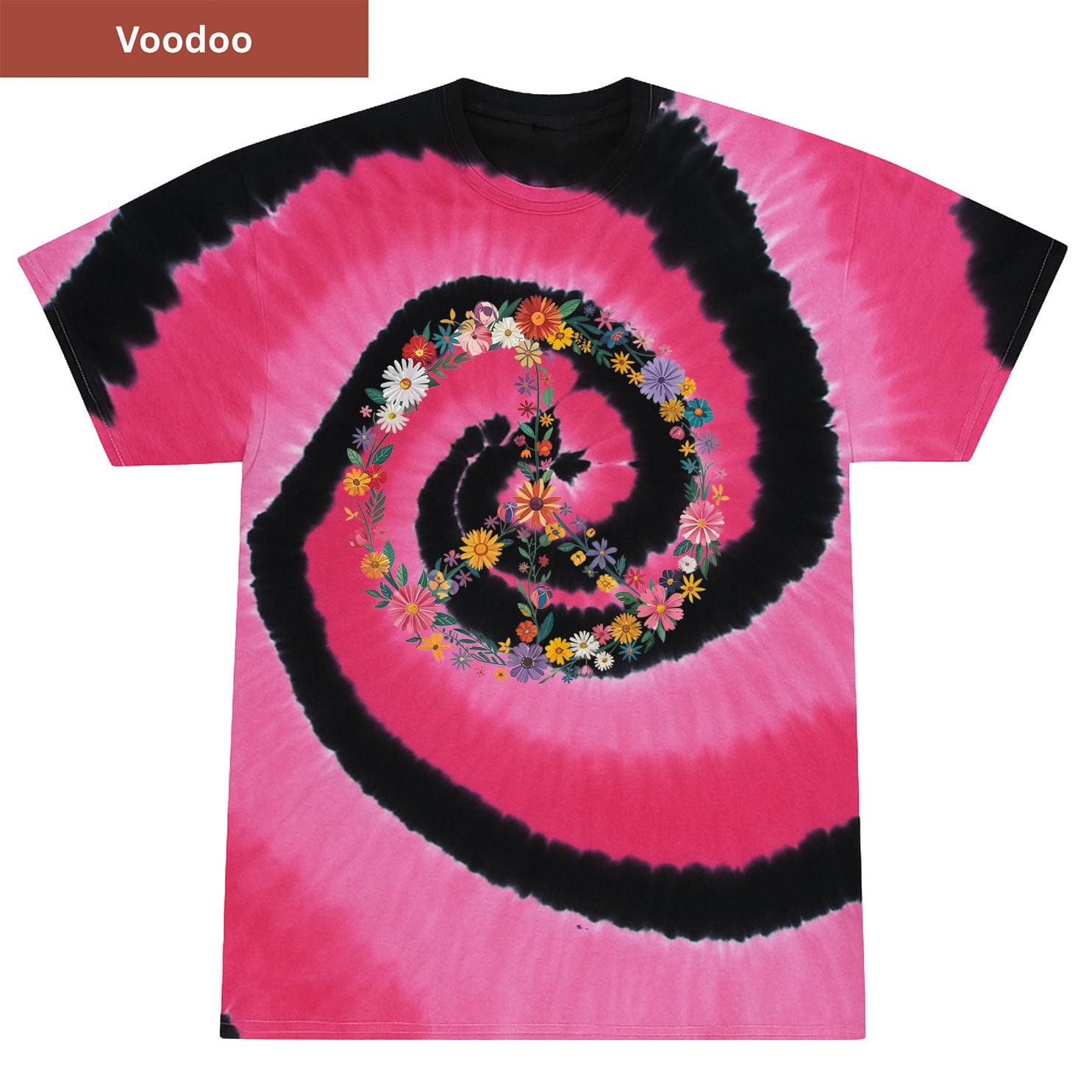 Hippie Bloom Premium Tie-dye Unisex Shirt