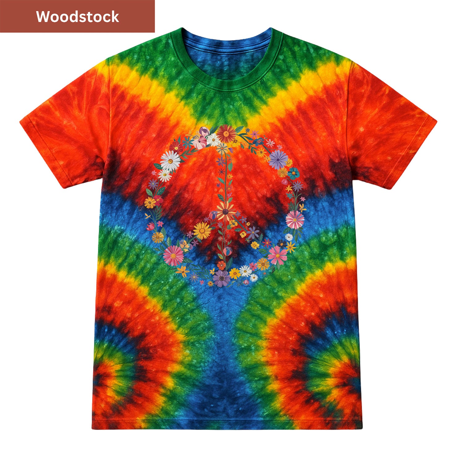 Hippie Bloom Premium Tie-dye Unisex Shirt