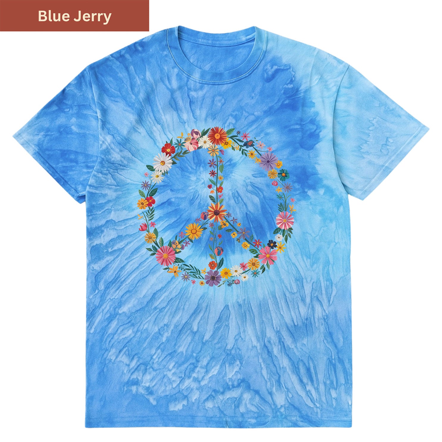Hippie Bloom Premium Tie-dye Unisex Shirt