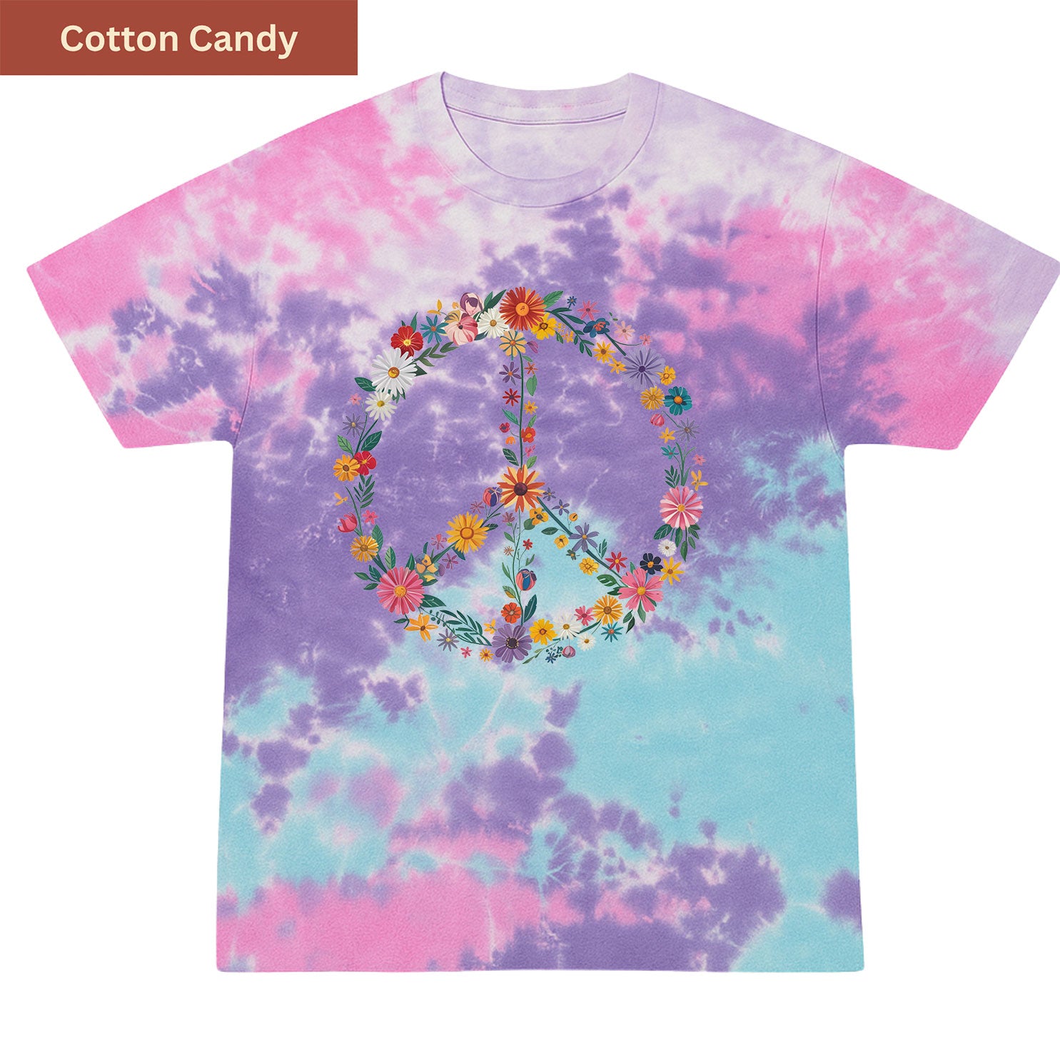 Hippie Bloom Premium Tie-dye Unisex Shirt