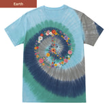 Hippie Bloom Premium Tie-dye Unisex Shirt