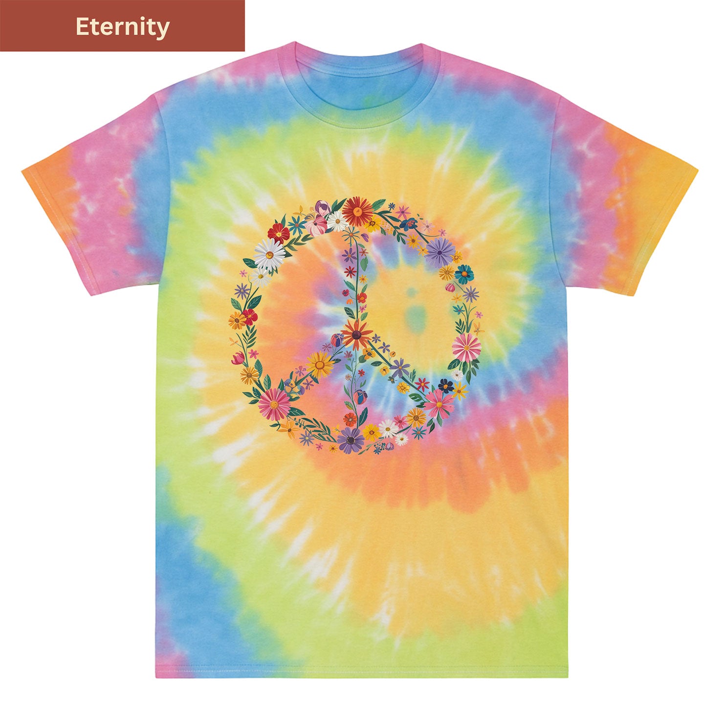 Hippie Bloom Premium Tie-dye Unisex Shirt