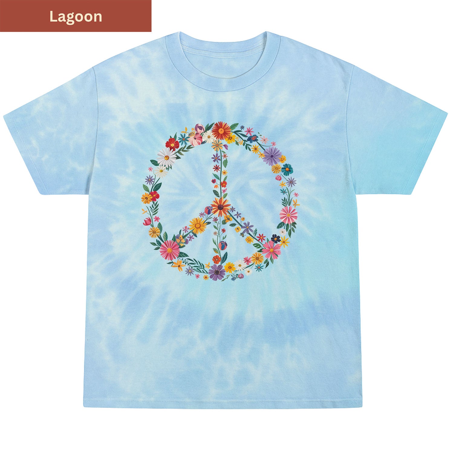 Hippie Bloom Premium Tie-dye Unisex Shirt