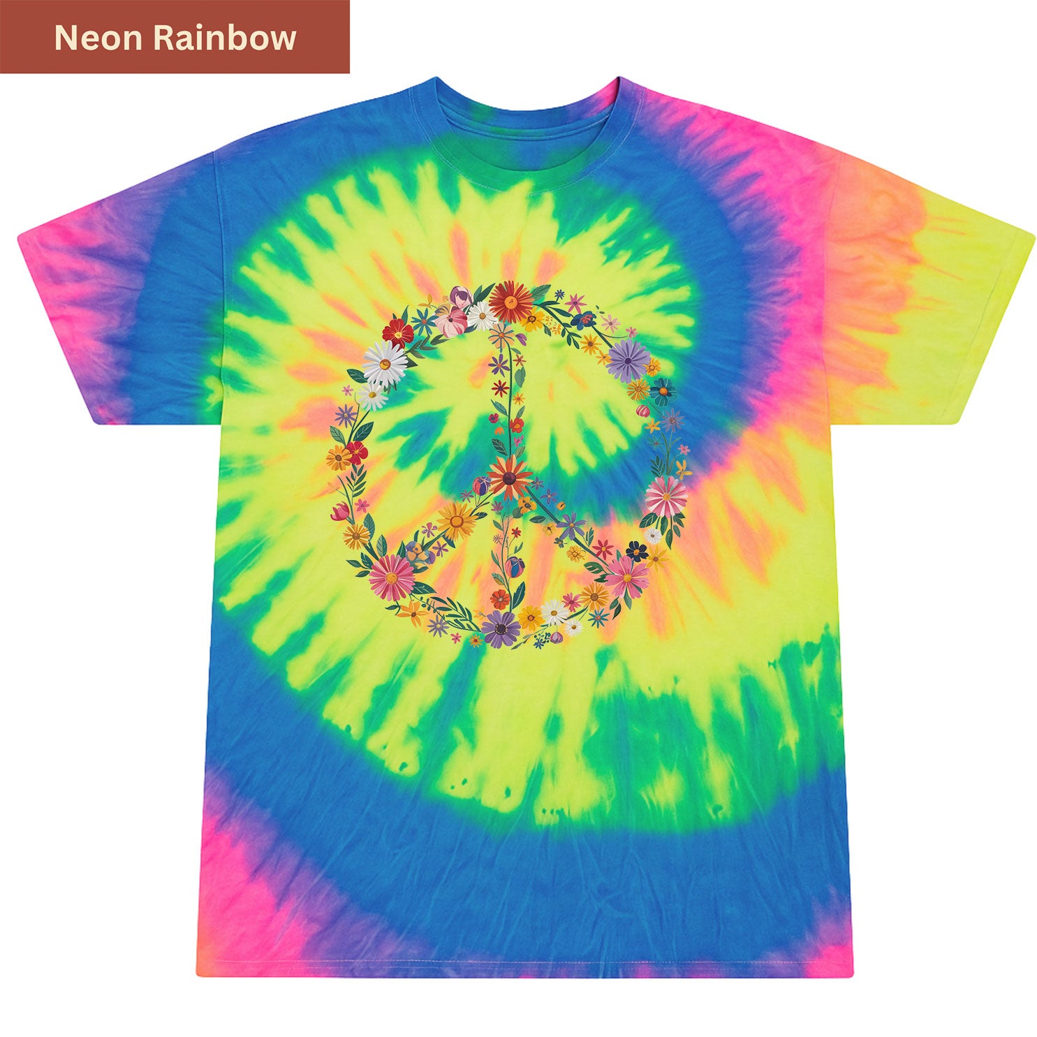 Hippie Bloom Premium Tie-dye Unisex Shirt