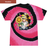 Bee Happy Gnome Premium Tie-dye Unisex Shirt