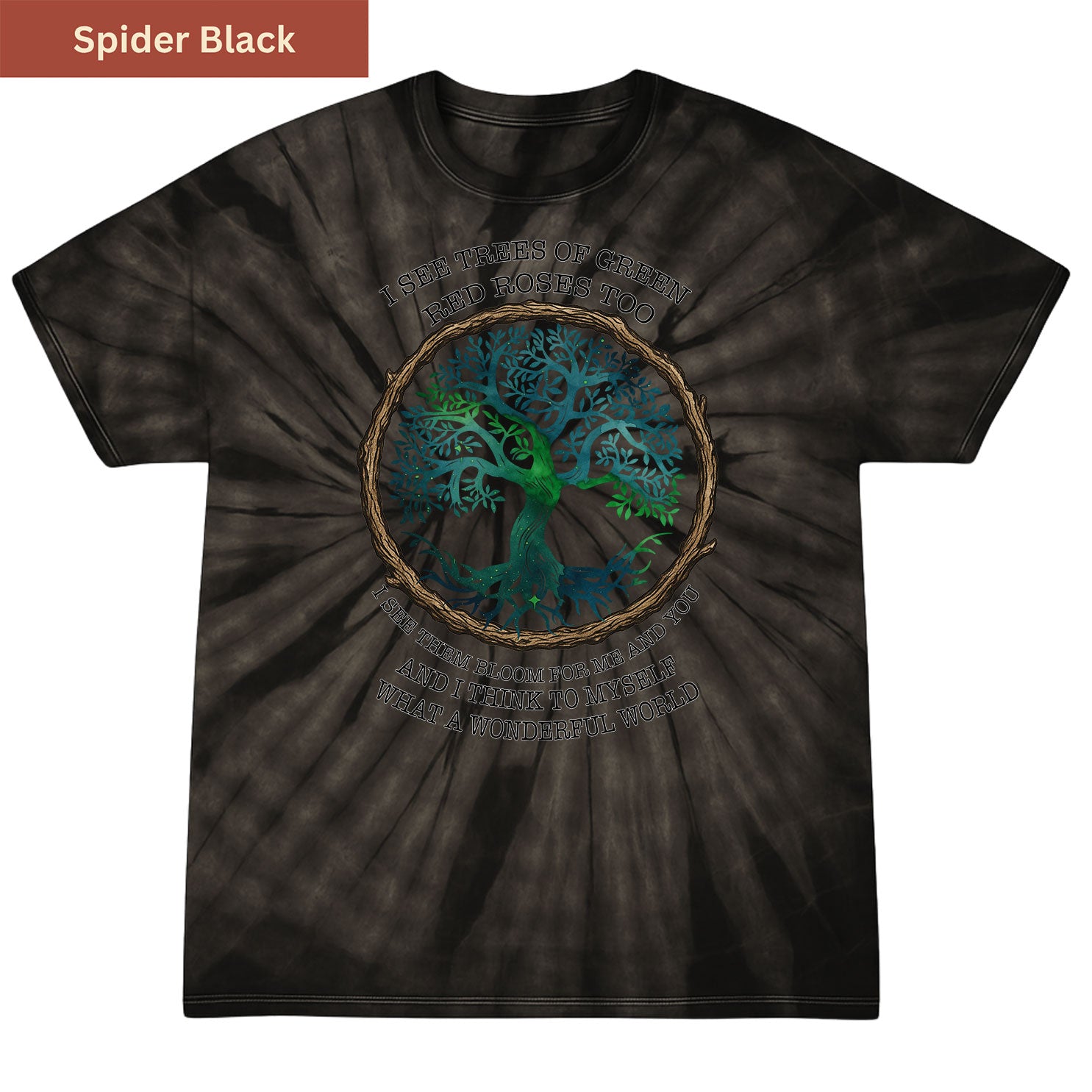 What a Wonderful World Premium Tie-dye Unisex Shirt