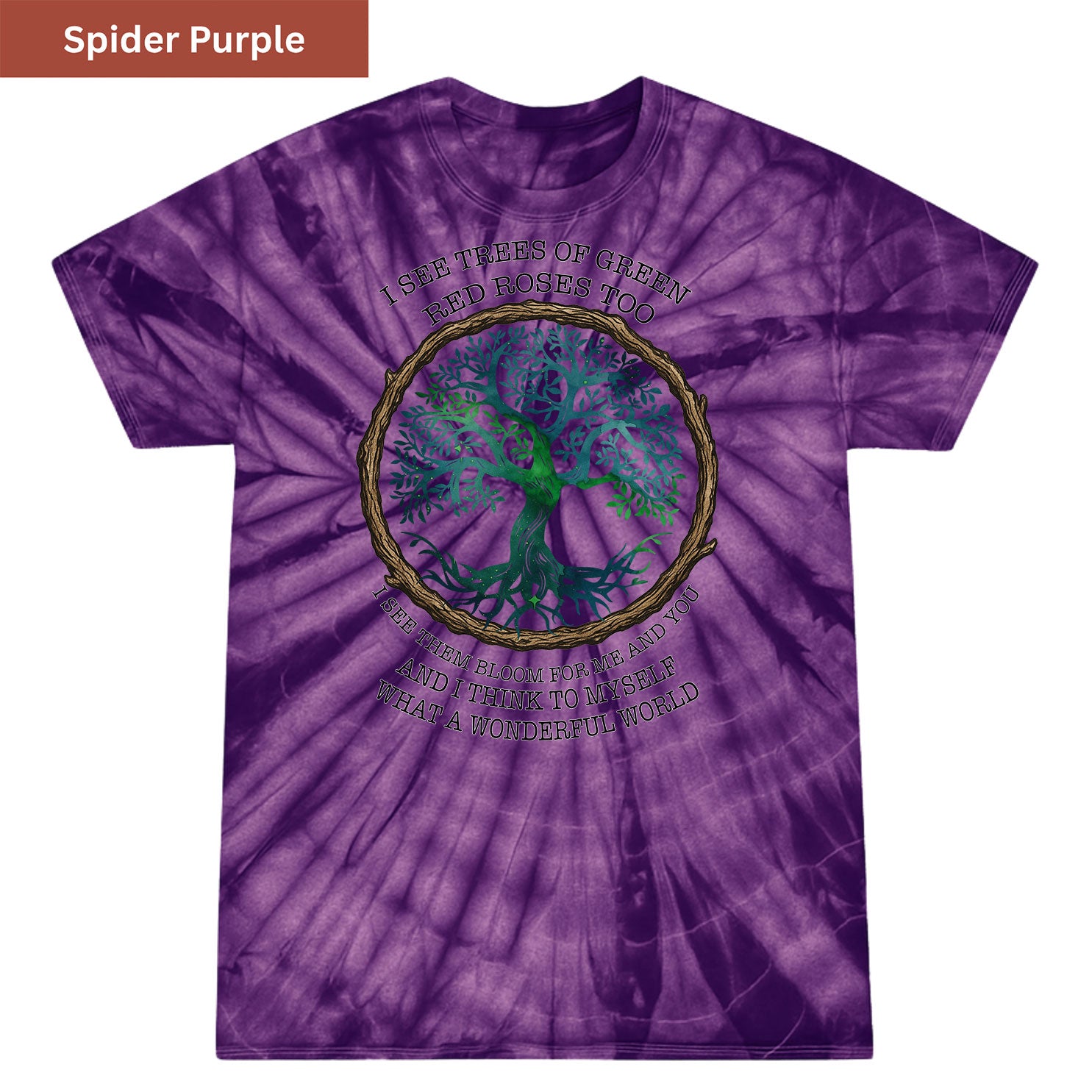 What a Wonderful World Premium Tie-dye Unisex Shirt