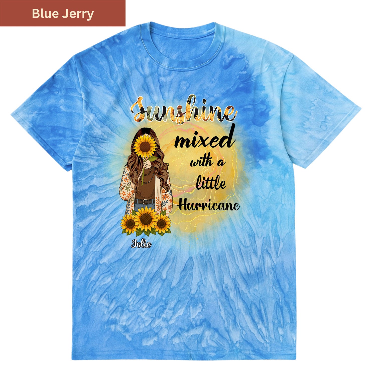 Sunshine and Hurricane Premium Tie-dye Unisex Shirt