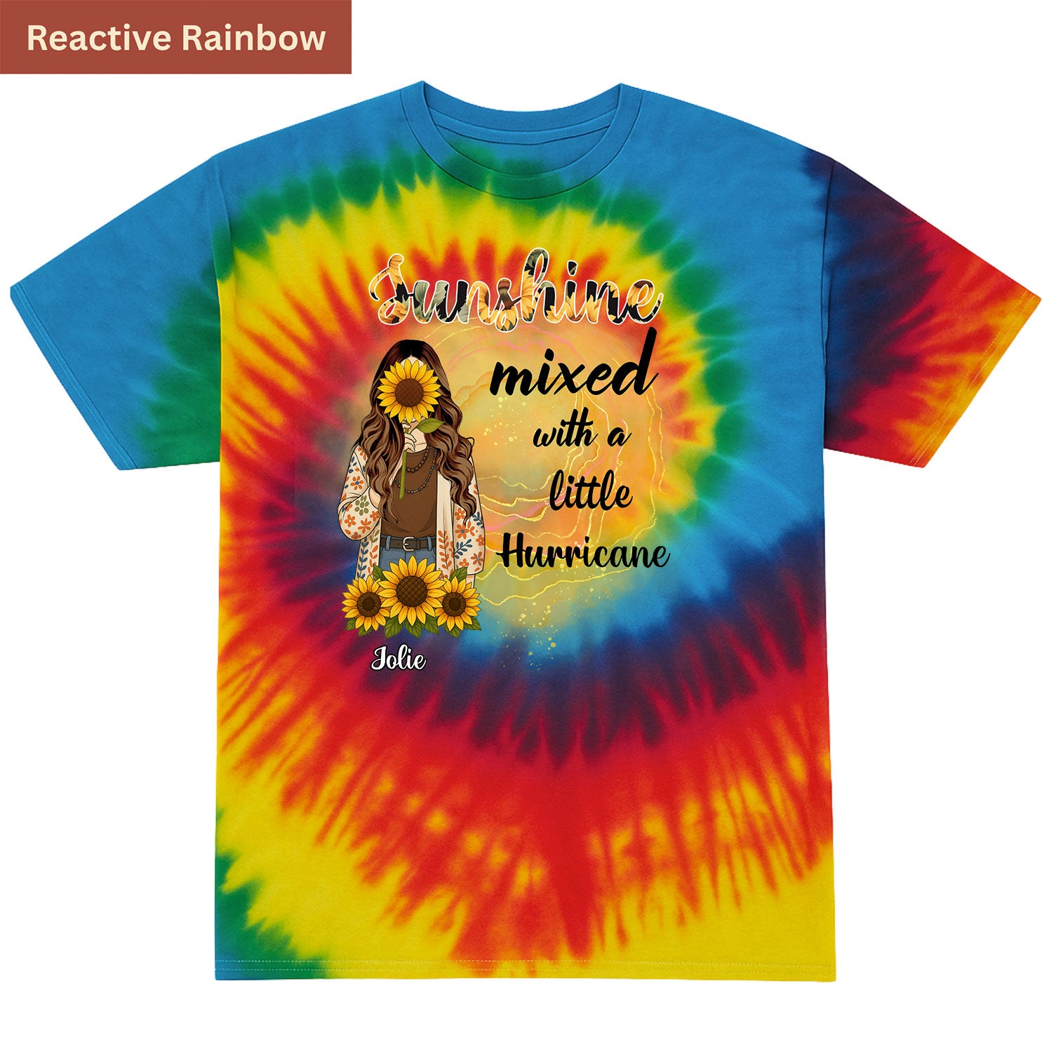 Sunshine and Hurricane Premium Tie-dye Unisex Shirt
