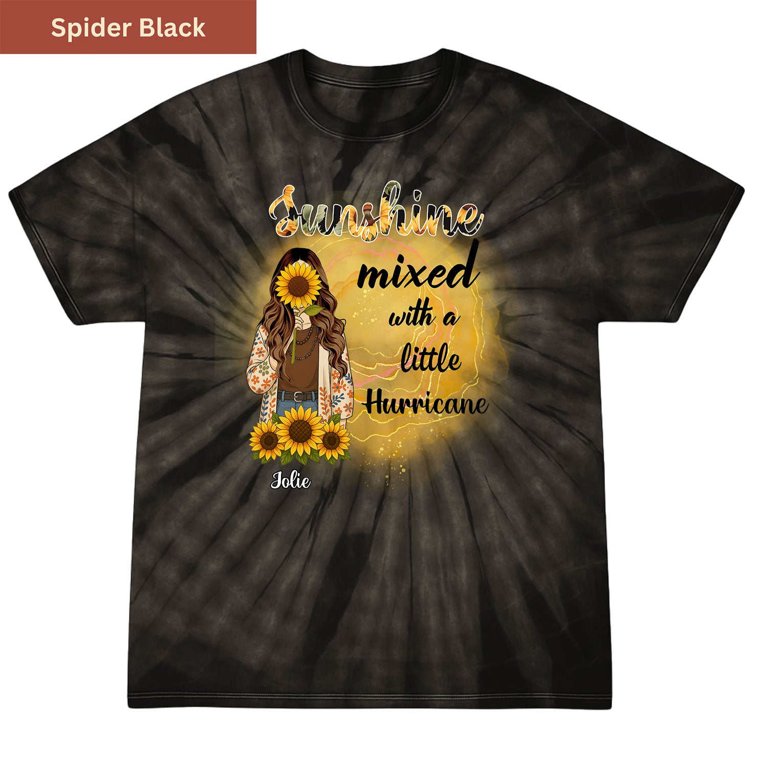 Sunshine and Hurricane Premium Tie-dye Unisex Shirt