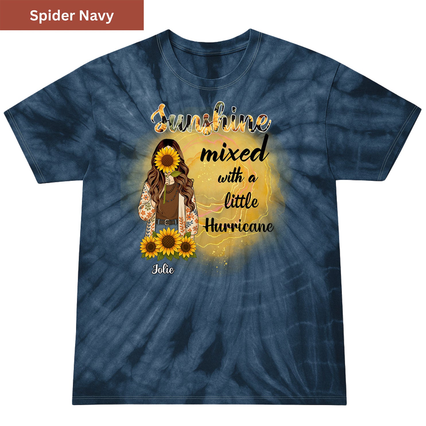 Sunshine and Hurricane Premium Tie-dye Unisex Shirt