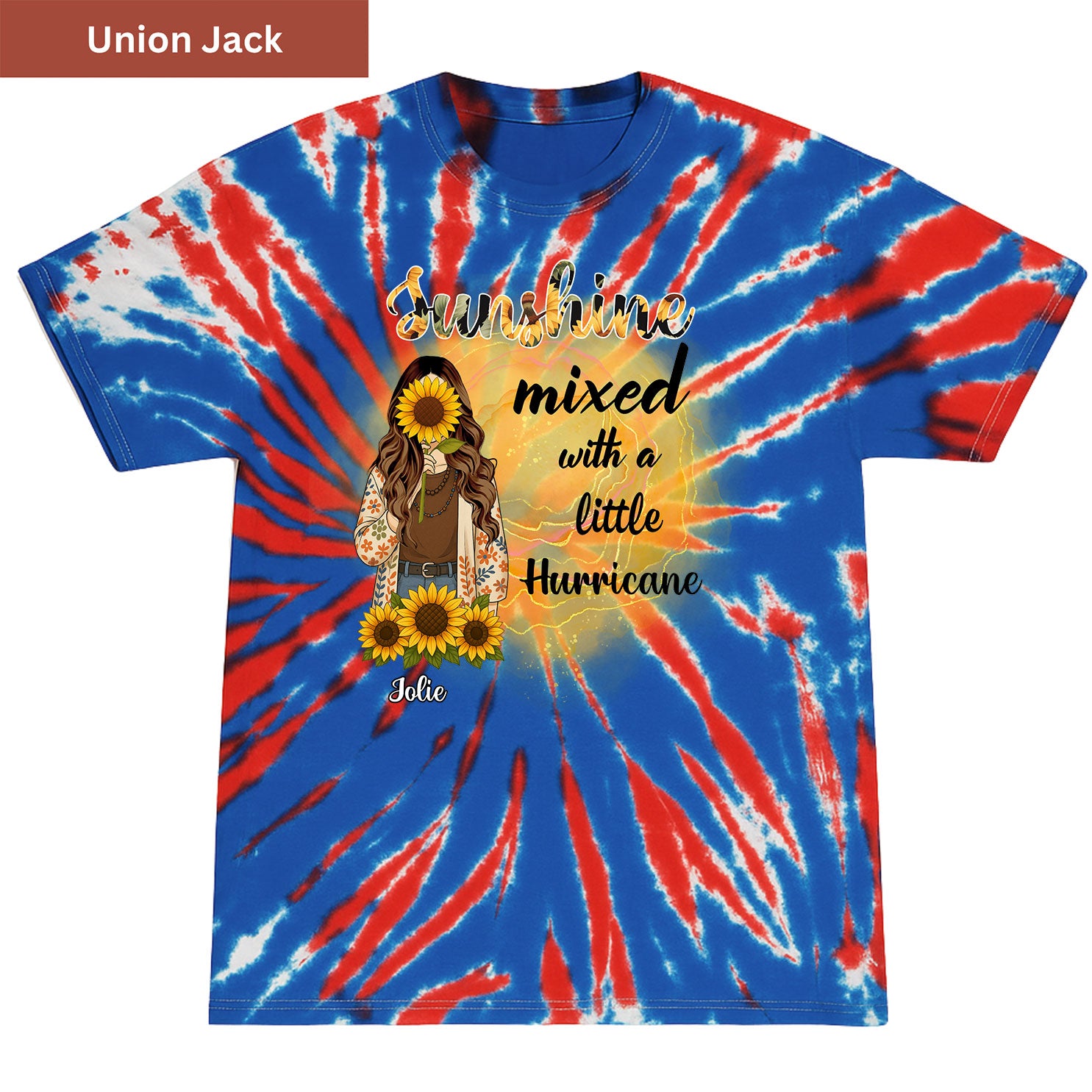 Sunshine and Hurricane Premium Tie-dye Unisex Shirt