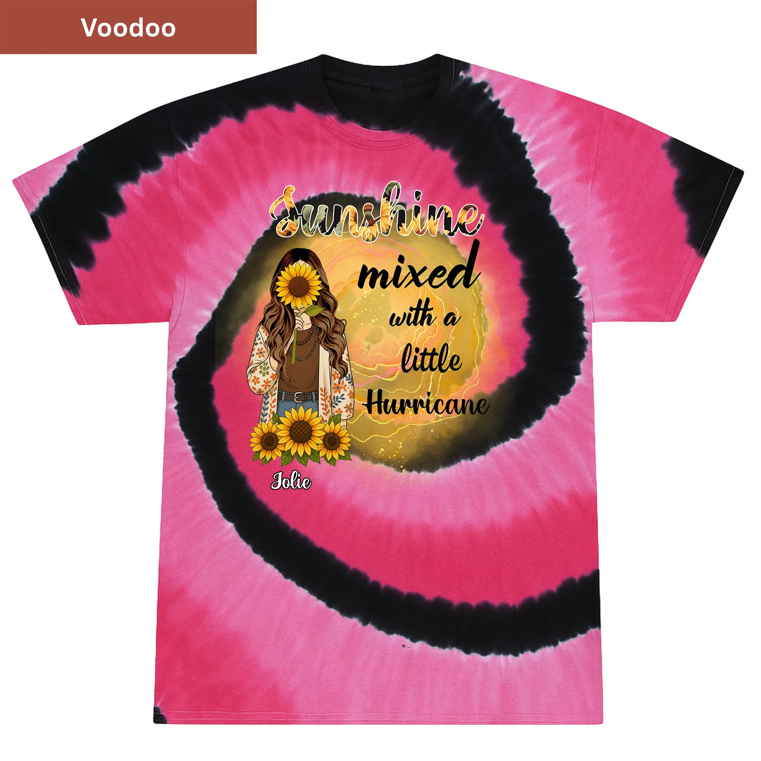 Sunshine and Hurricane Premium Tie-dye Unisex Shirt