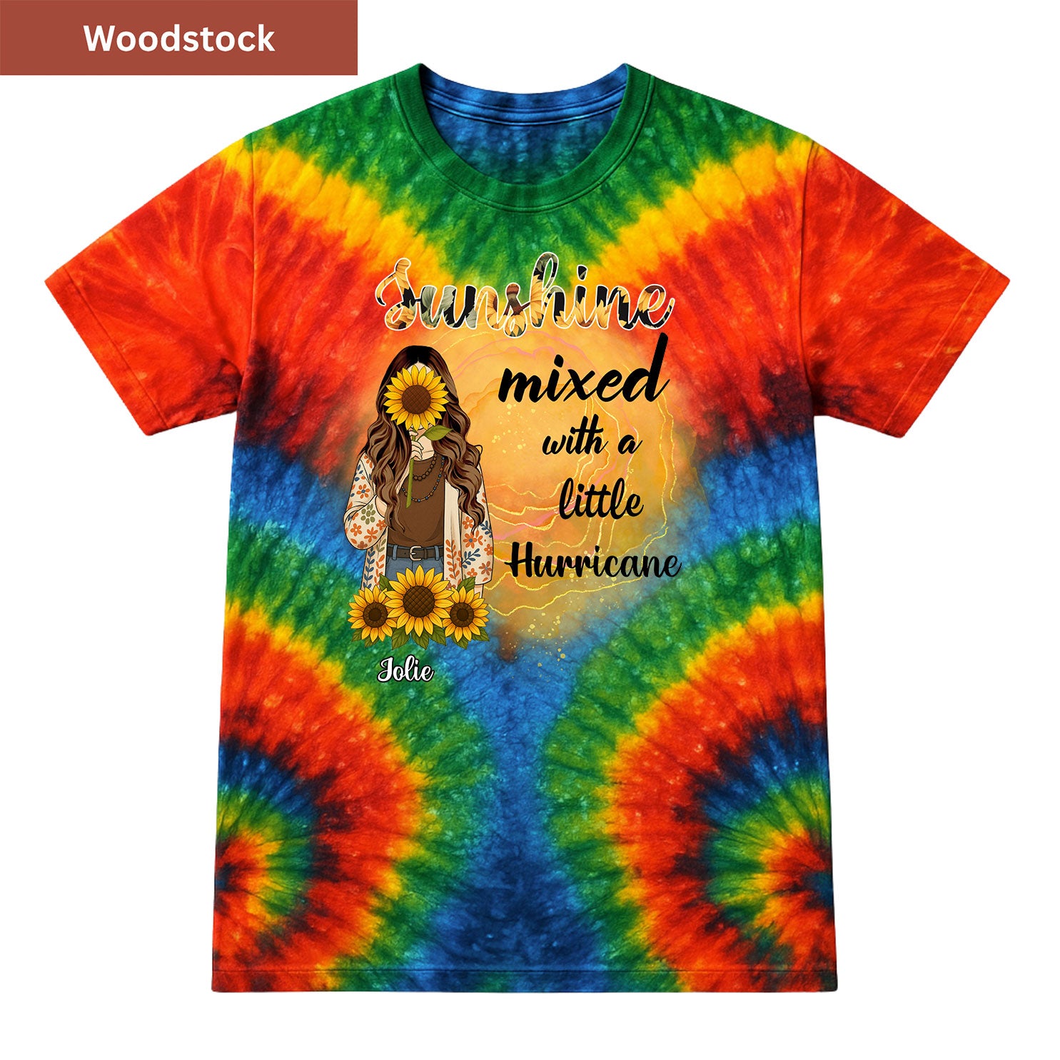 Sunshine and Hurricane Premium Tie-dye Unisex Shirt