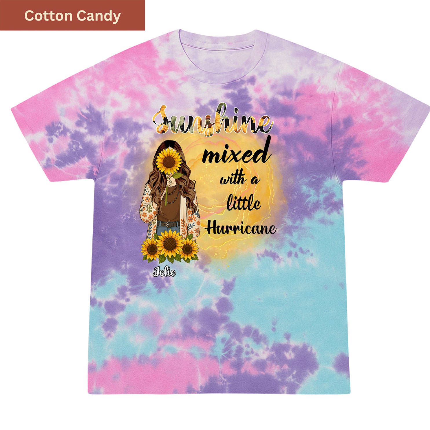 Sunshine and Hurricane Premium Tie-dye Unisex Shirt