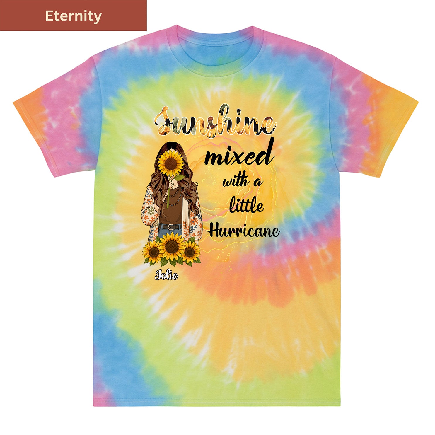 Sunshine and Hurricane Premium Tie-dye Unisex Shirt