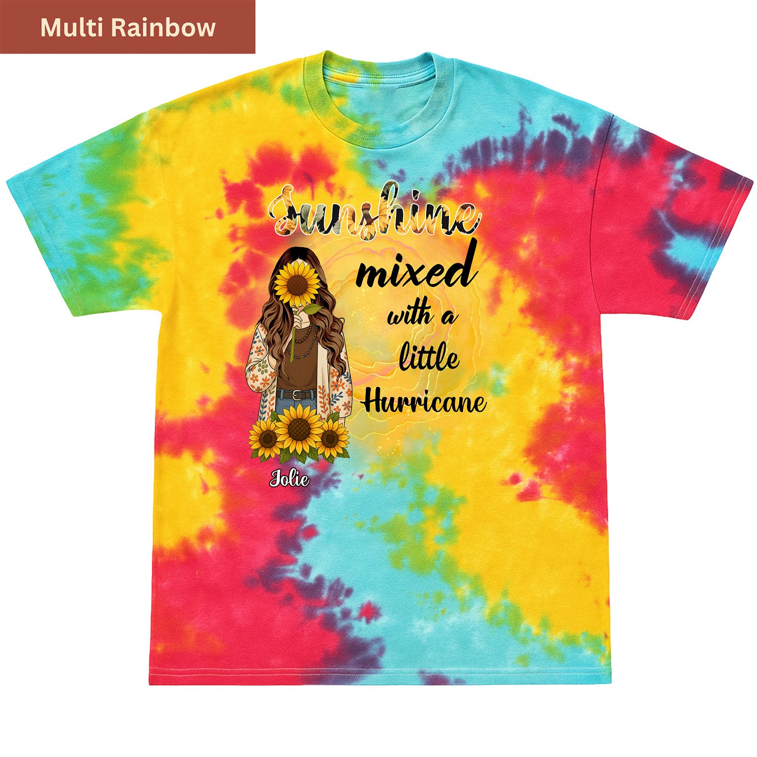 Sunshine and Hurricane Premium Tie-dye Unisex Shirt