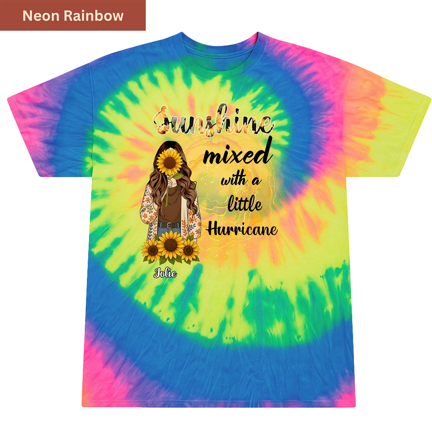 Sunshine and Hurricane Premium Tie-dye Unisex Shirt