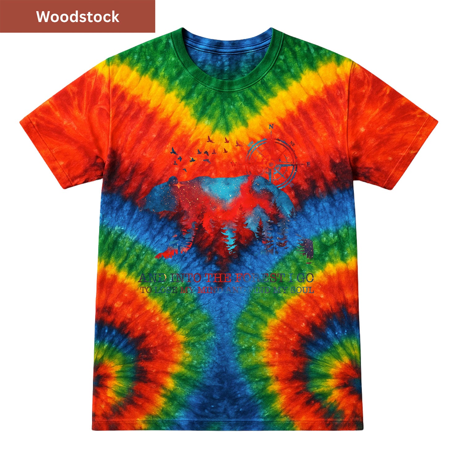Find My Soul There Premium Tie-dye Unisex Shirt