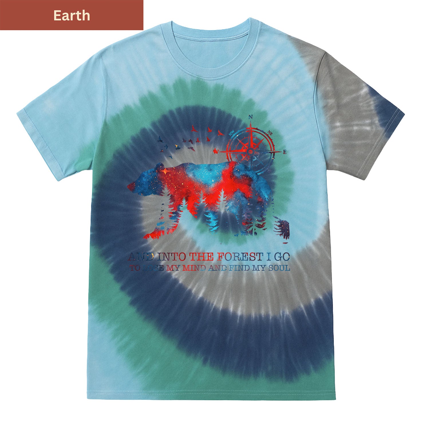 Find My Soul There Premium Tie-dye Unisex Shirt
