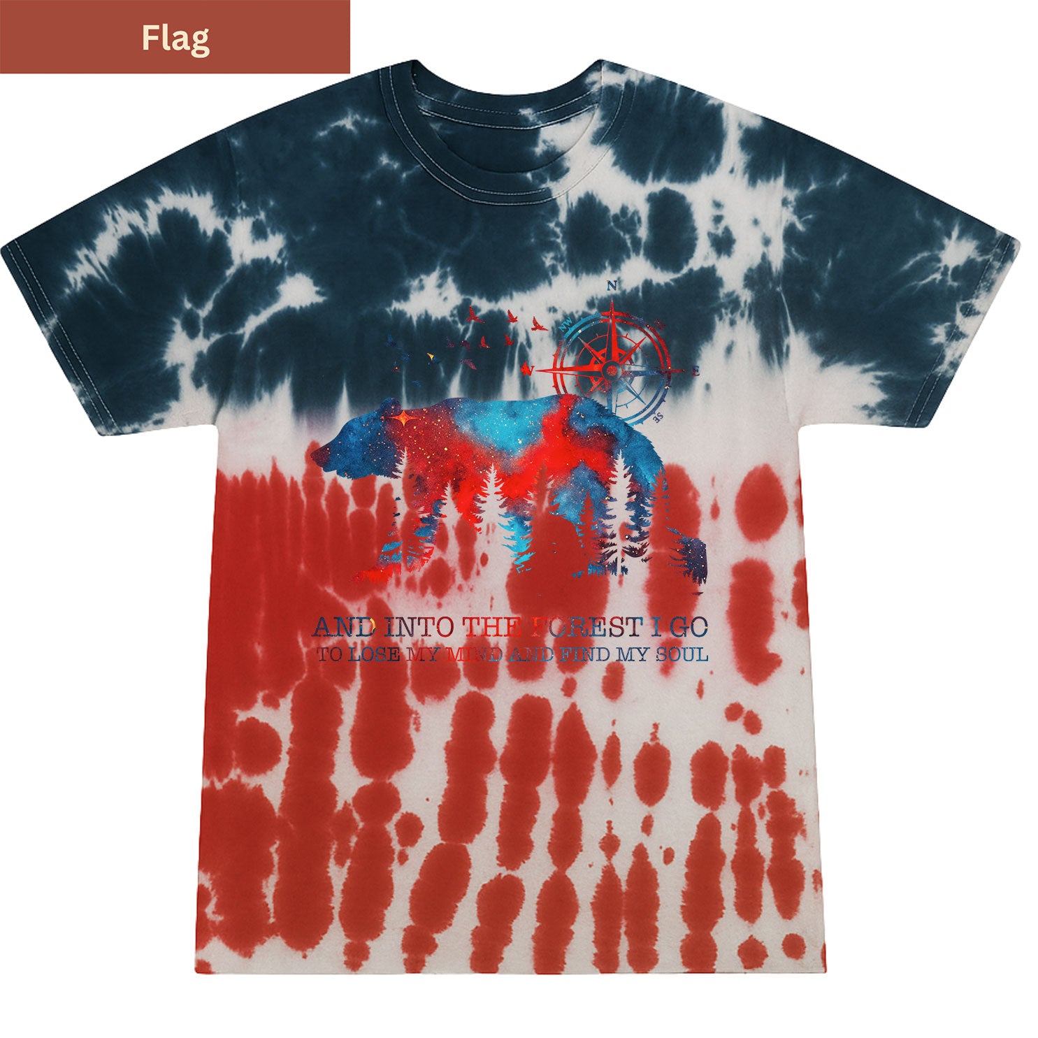 Find My Soul There Premium Tie-dye Unisex Shirt