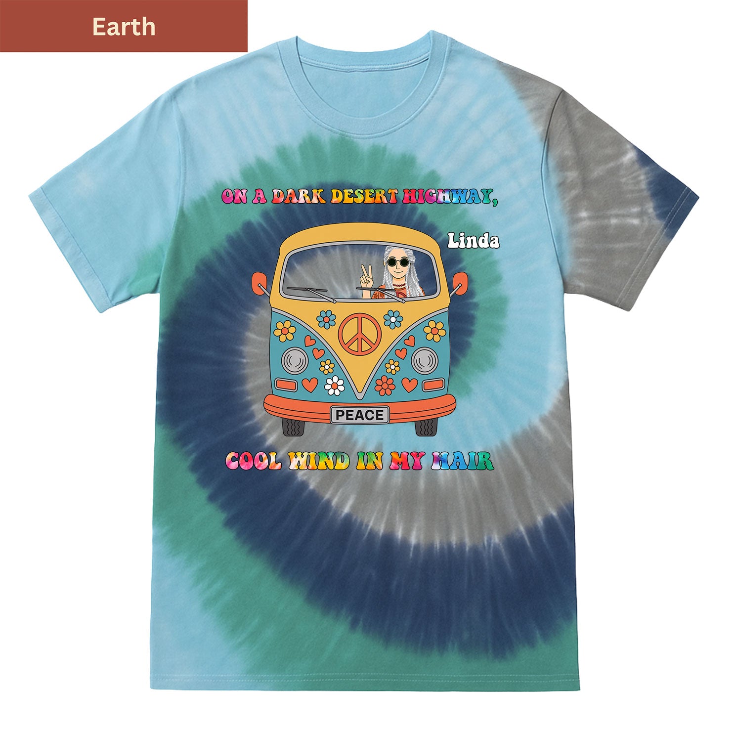 Cool Wind Vibes Premium Tie-dye Unisex Shirt