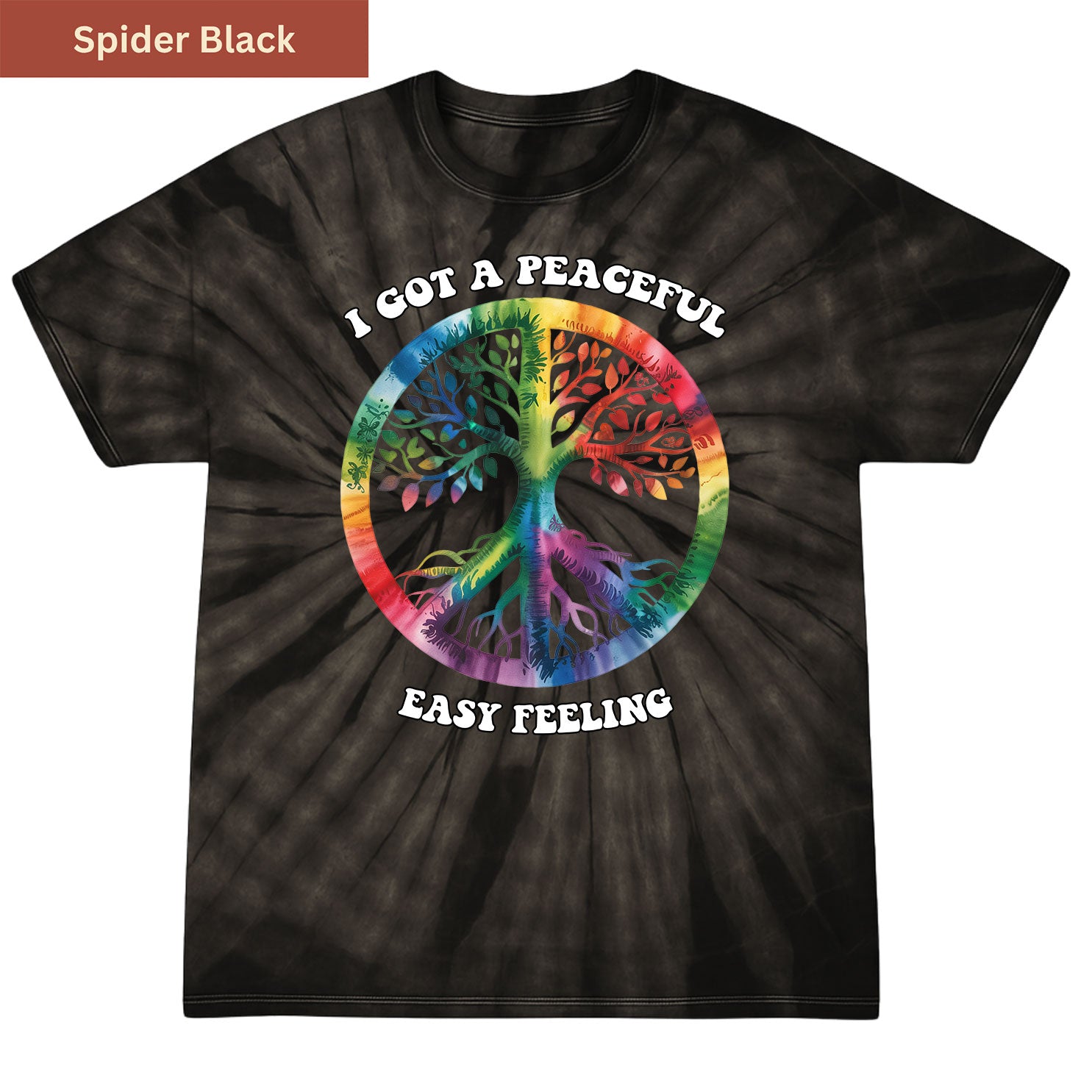 Peaceful Easy Feeling Premium Tie-dye Unisex Shirt