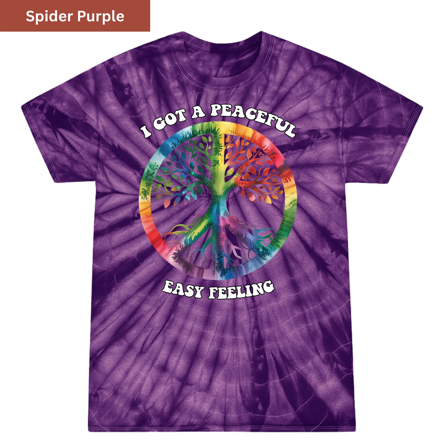 Peaceful Easy Feeling Premium Tie-dye Unisex Shirt