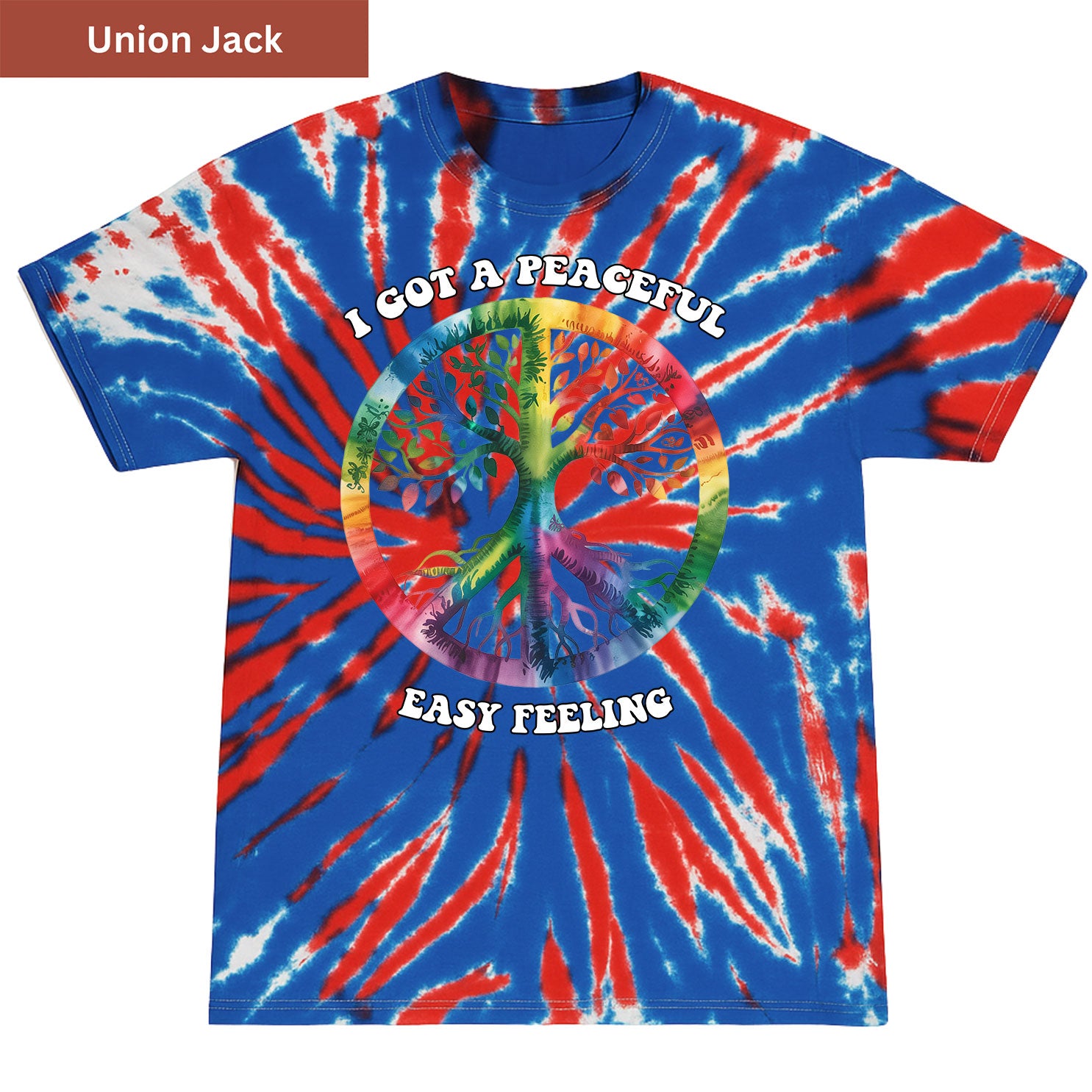 Peaceful Easy Feeling Premium Tie-dye Unisex Shirt