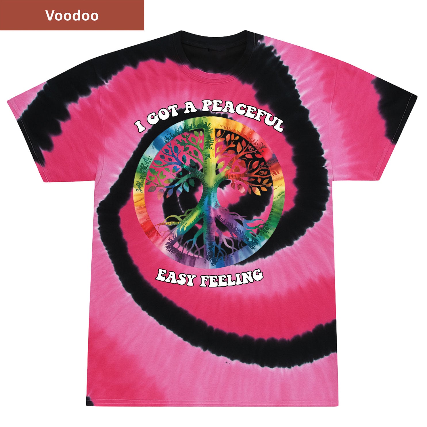 Peaceful Easy Feeling Premium Tie-dye Unisex Shirt