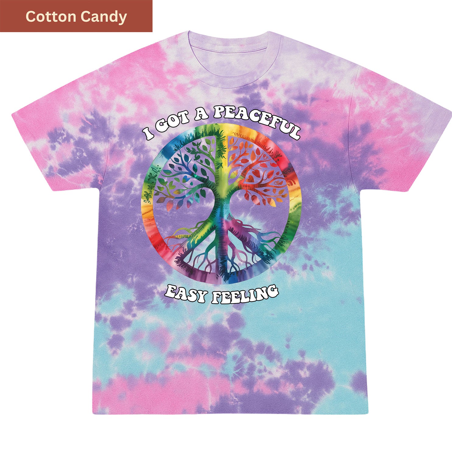 Peaceful Easy Feeling Premium Tie-dye Unisex Shirt