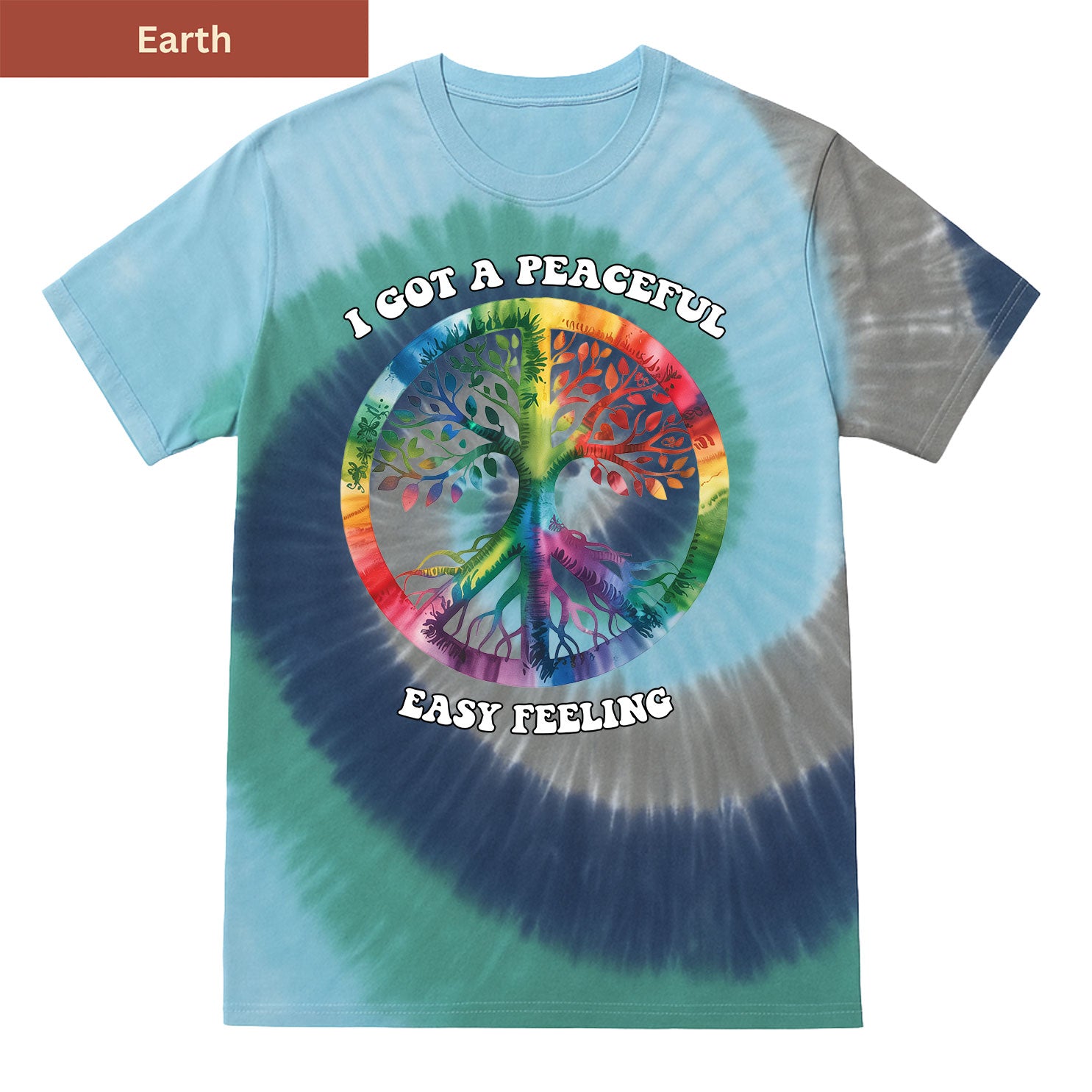 Peaceful Easy Feeling Premium Tie-dye Unisex Shirt