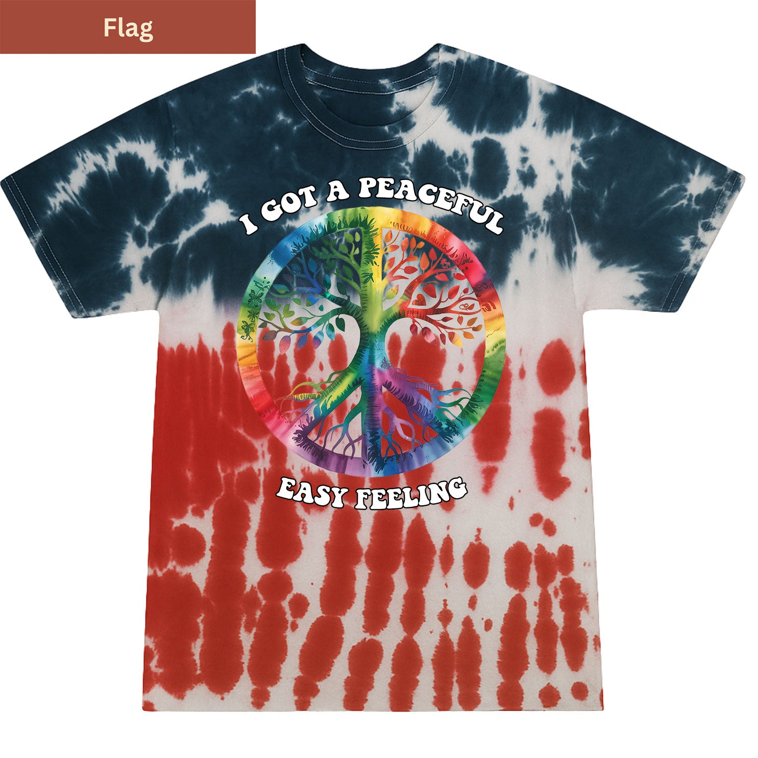Peaceful Easy Feeling Premium Tie-dye Unisex Shirt