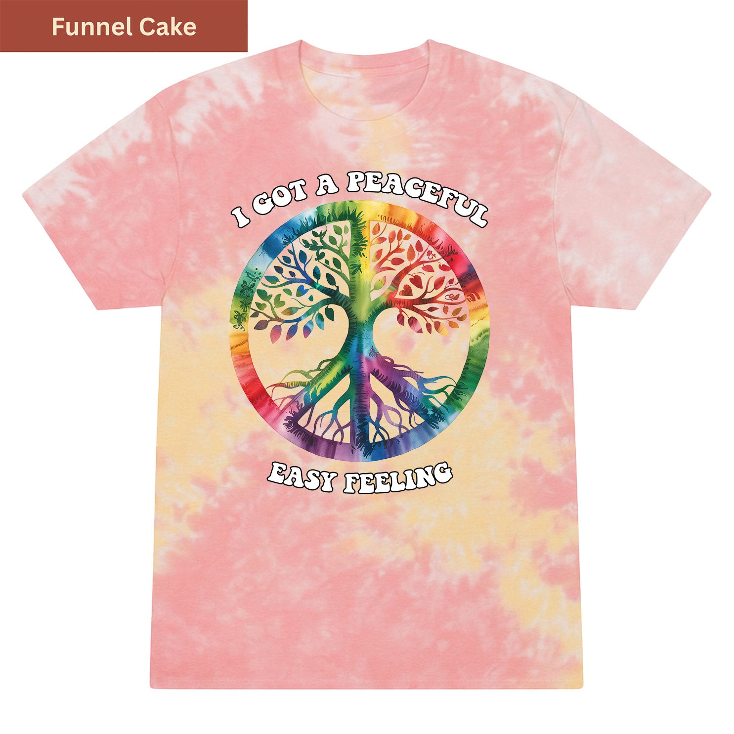 Peaceful Easy Feeling Premium Tie-dye Unisex Shirt