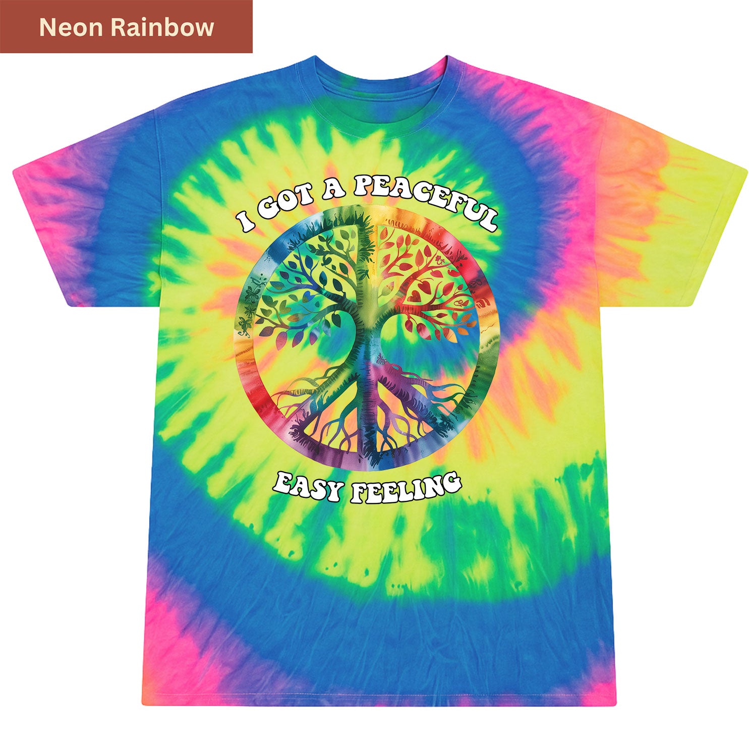 Peaceful Easy Feeling Premium Tie-dye Unisex Shirt