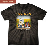 Groovy Dog Mom Premium Tie-dye Unisex Shirt