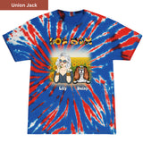Groovy Dog Mom Premium Tie-dye Unisex Shirt