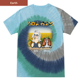 Groovy Dog Mom Premium Tie-dye Unisex Shirt