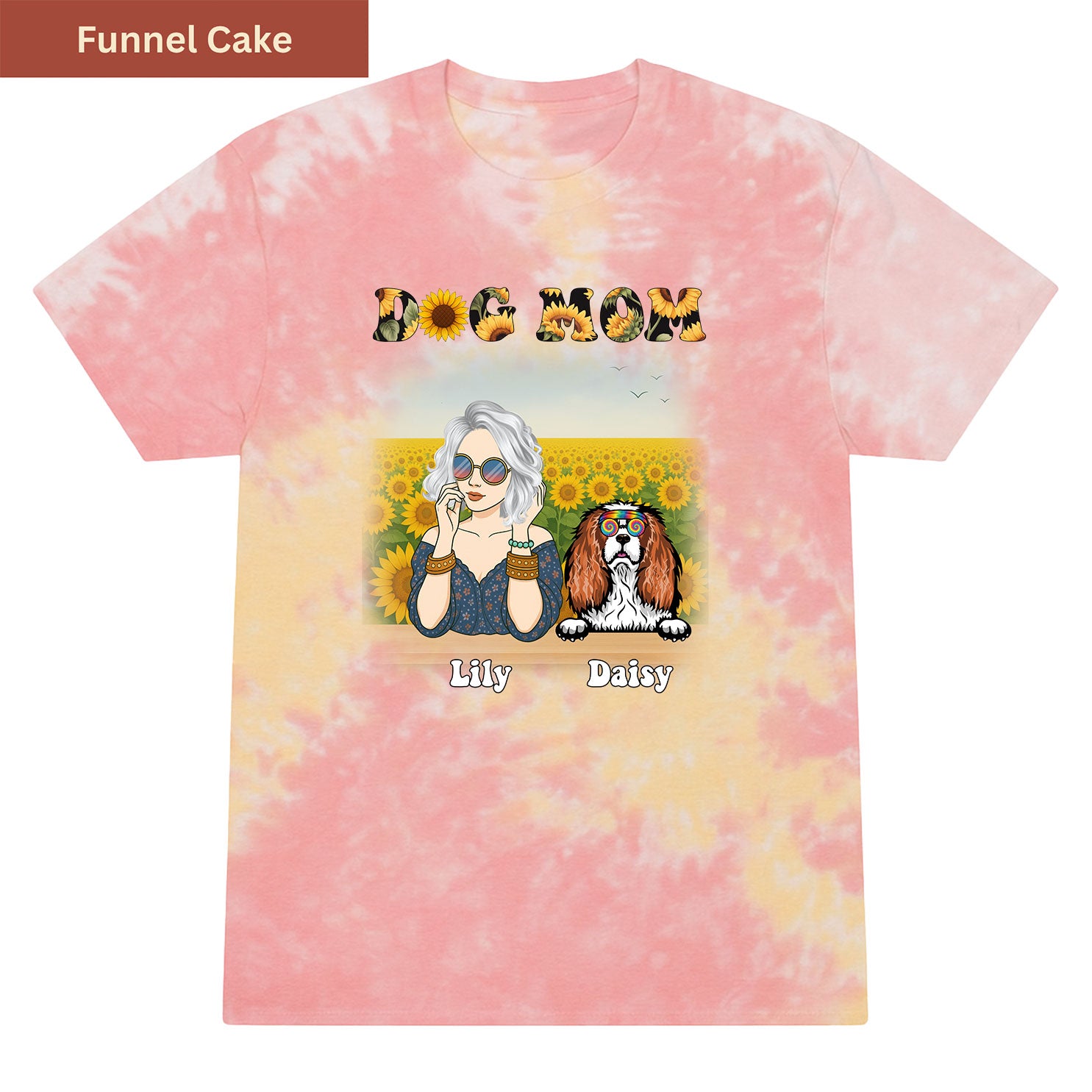 Groovy Dog Mom Premium Tie-dye Unisex Shirt