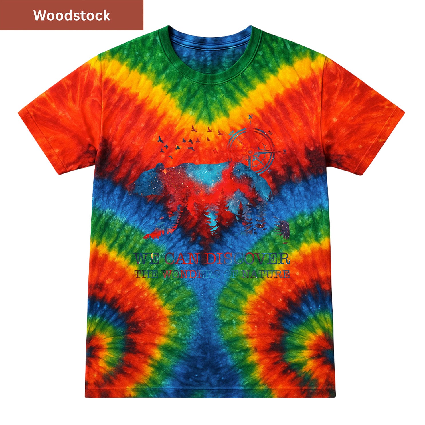 Grateful to Wander Premium Tie-dye Unisex Shirt