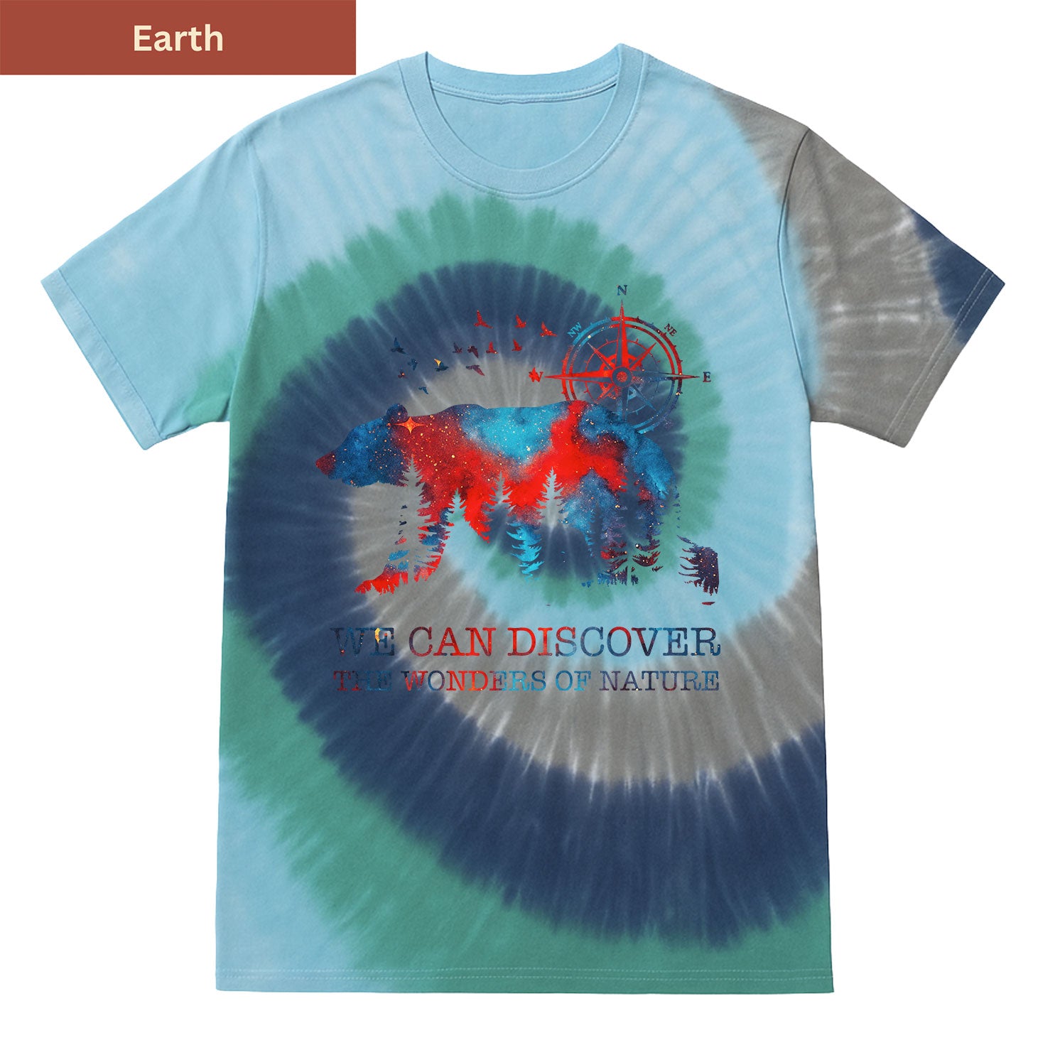 Grateful to Wander Premium Tie-dye Unisex Shirt