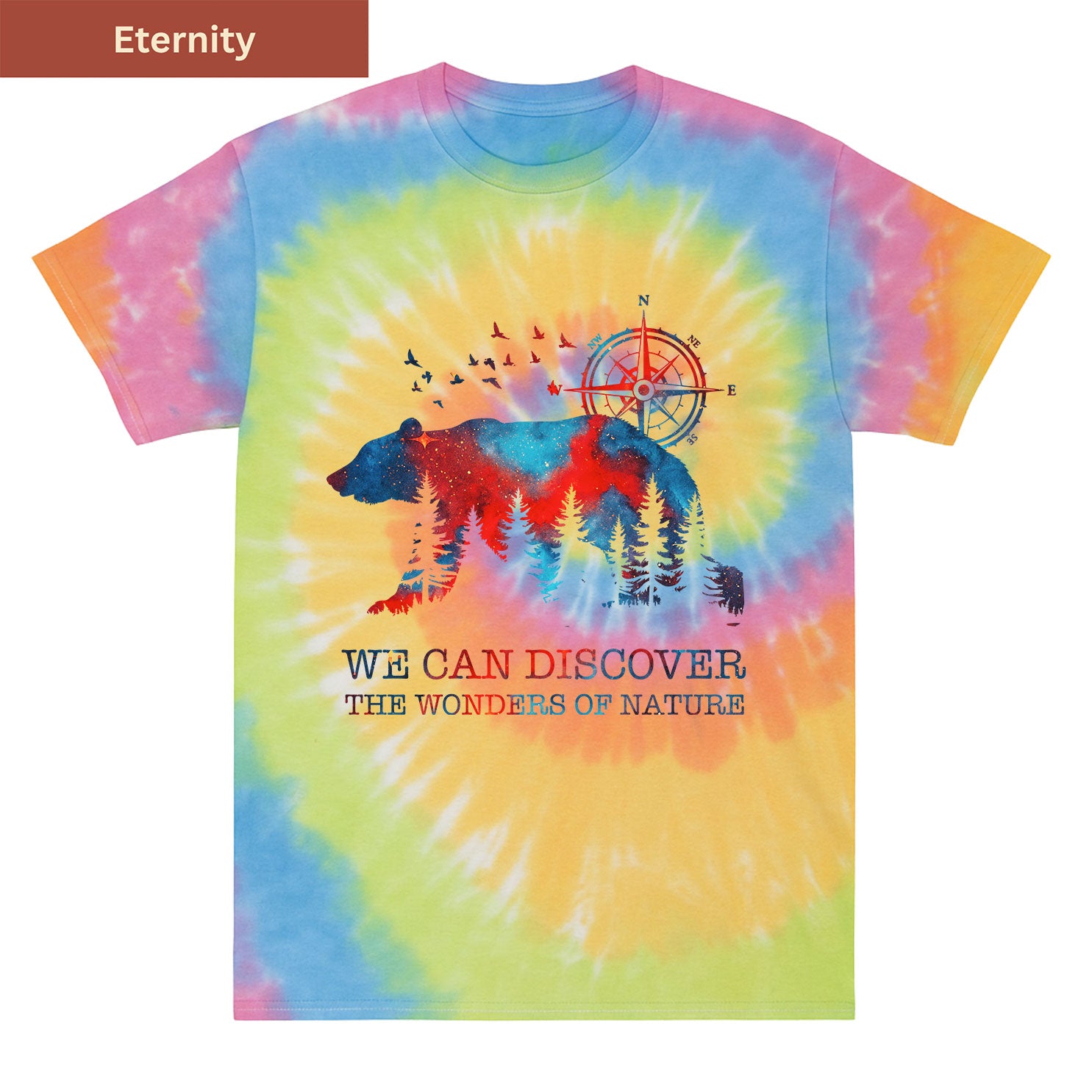 Grateful to Wander Premium Tie-dye Unisex Shirt