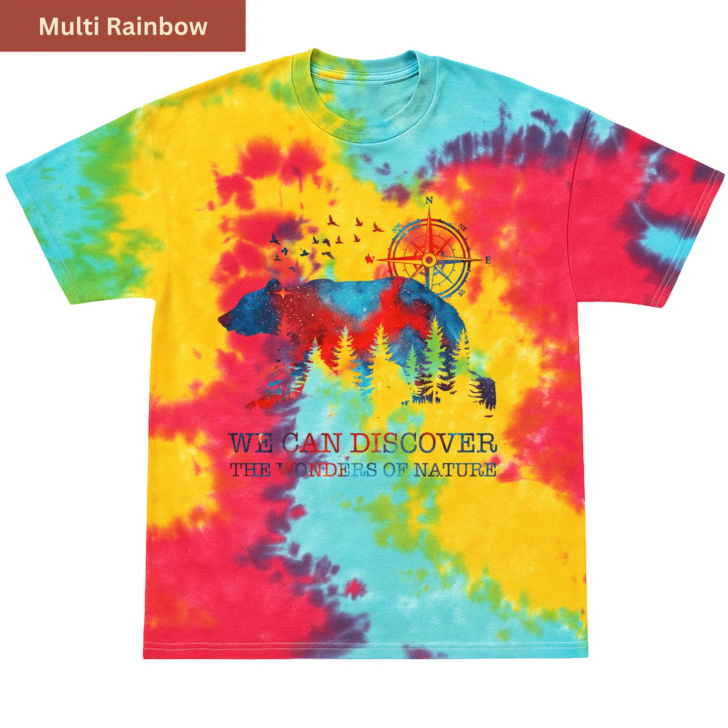 Grateful to Wander Premium Tie-dye Unisex Shirt