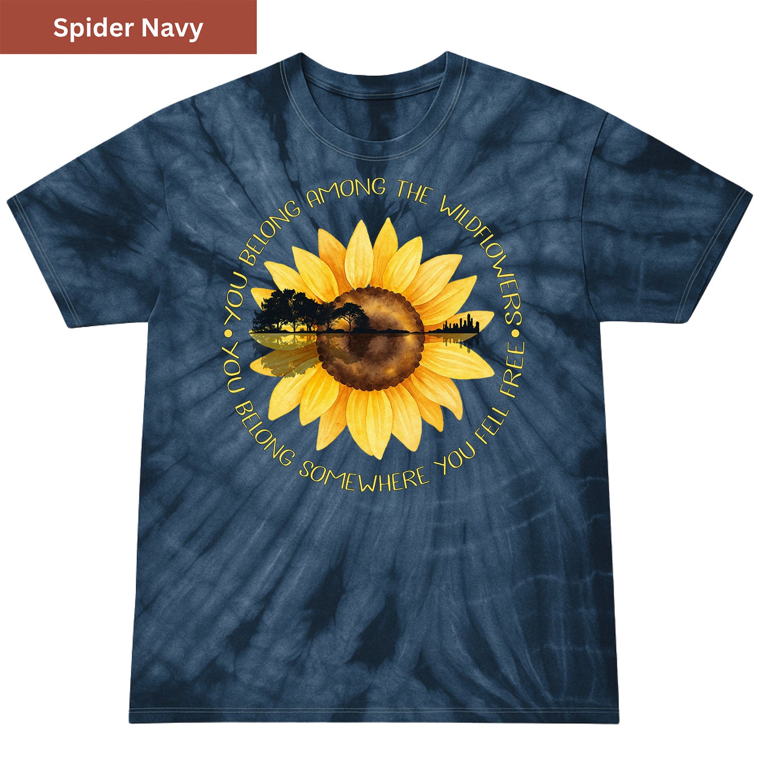 Somewhere You Feel Free Premium Tie-dye Unisex Shirt