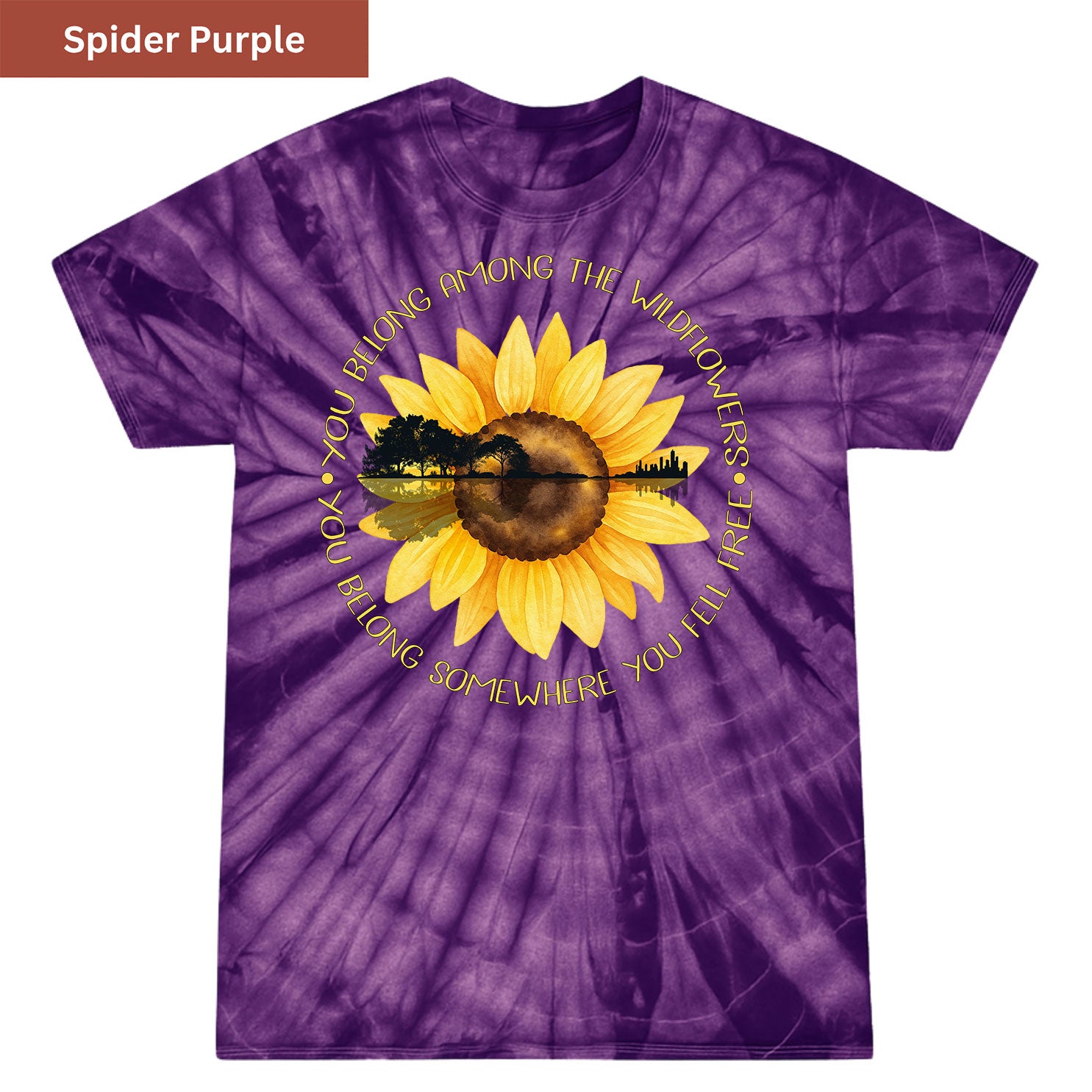Somewhere You Feel Free Premium Tie-dye Unisex Shirt