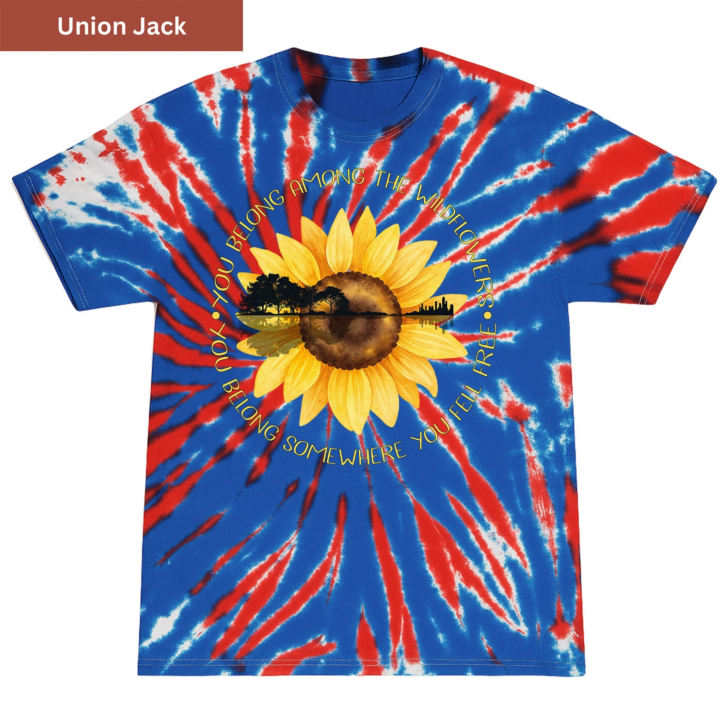 Somewhere You Feel Free Premium Tie-dye Unisex Shirt
