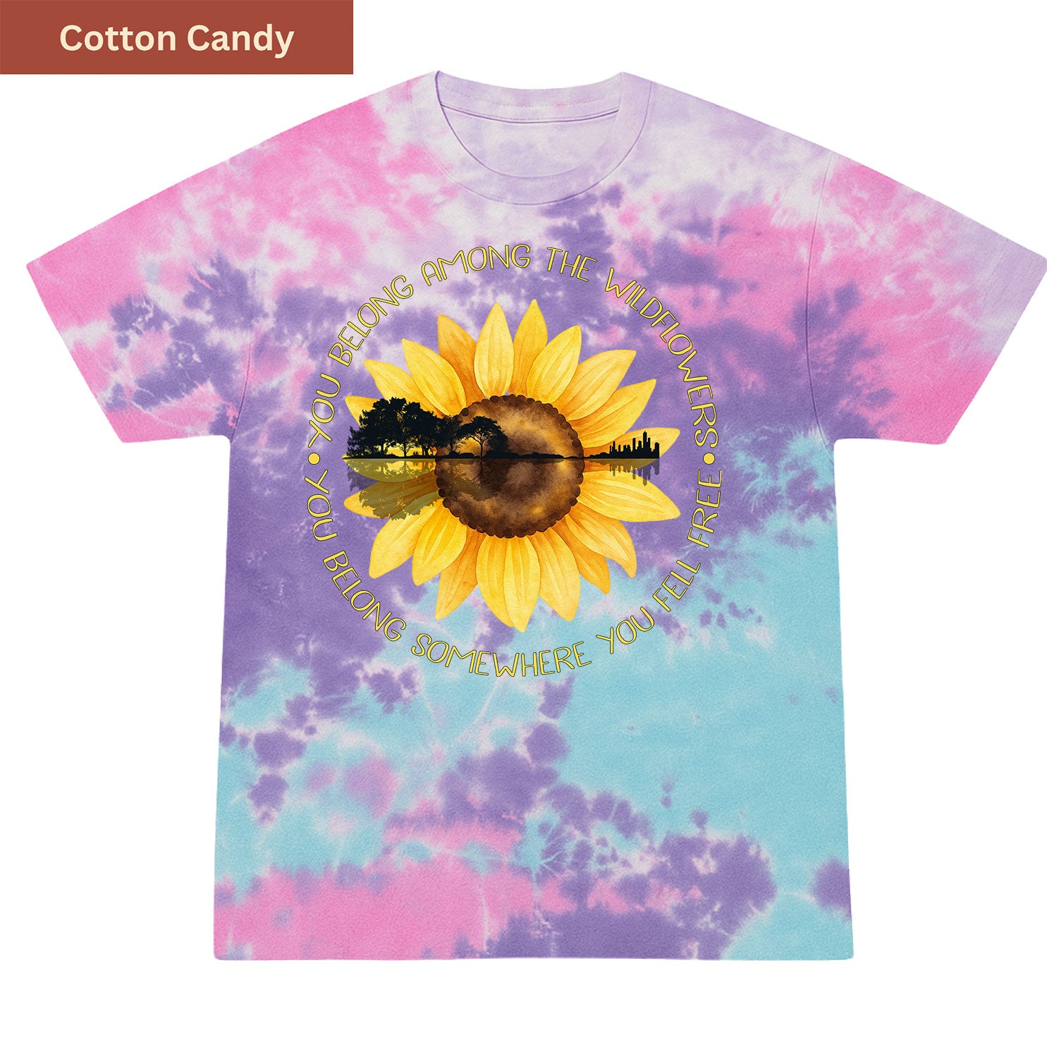 Somewhere You Feel Free Premium Tie-dye Unisex Shirt