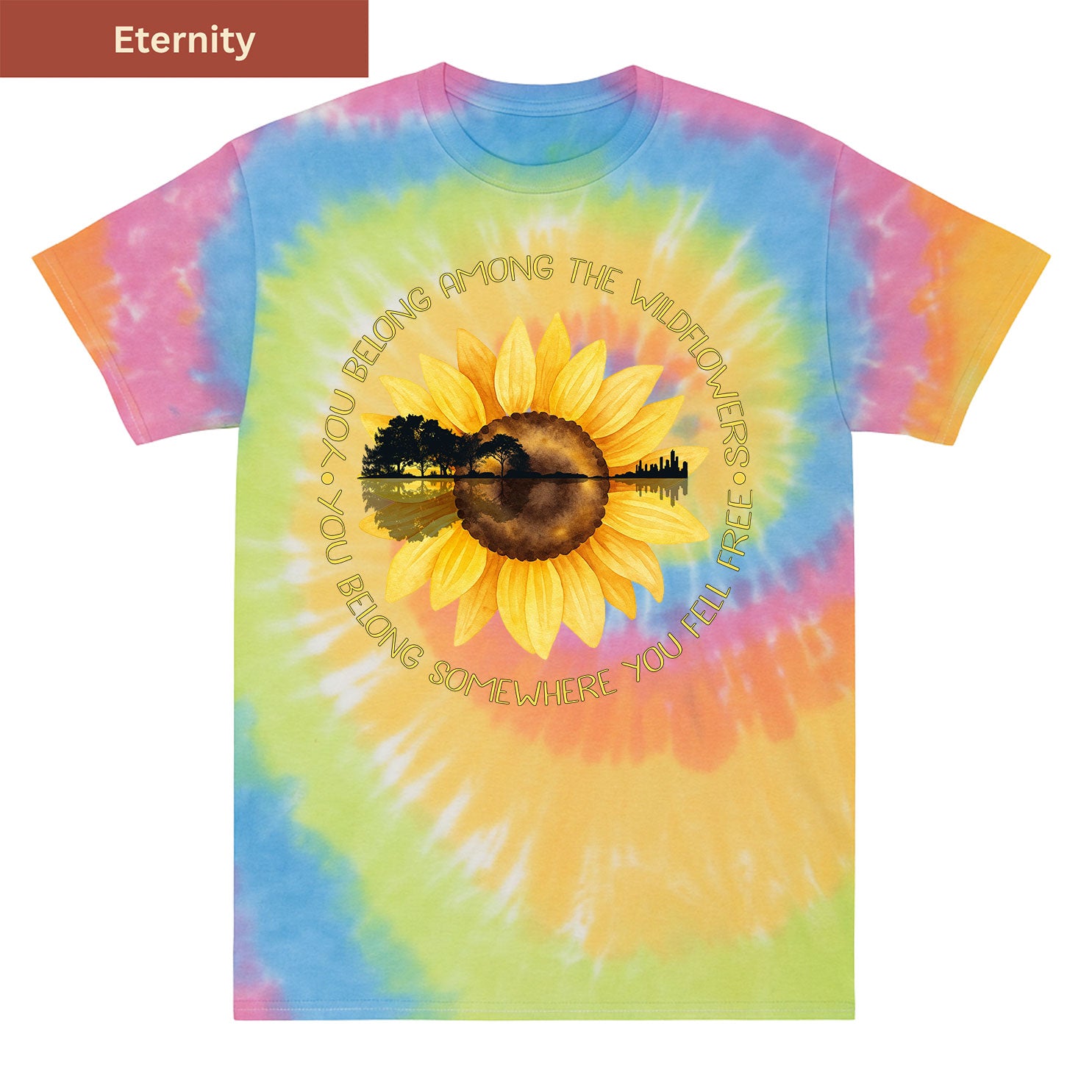 Somewhere You Feel Free Premium Tie-dye Unisex Shirt